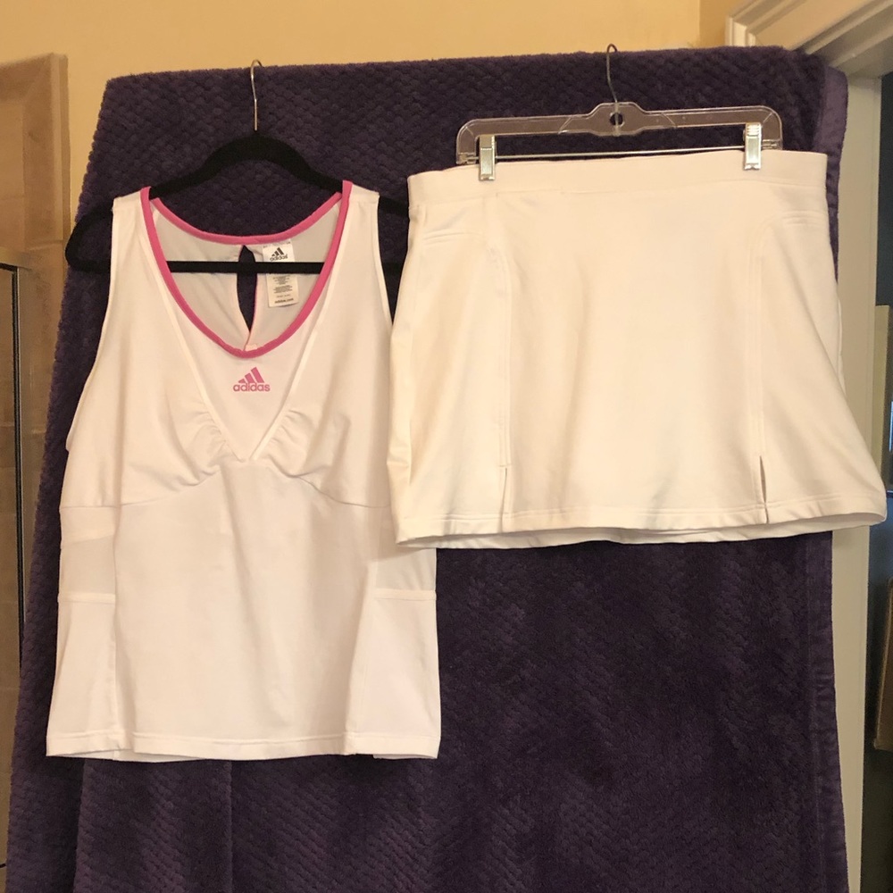 Adidas ClimaCool tennis tank and skort XL